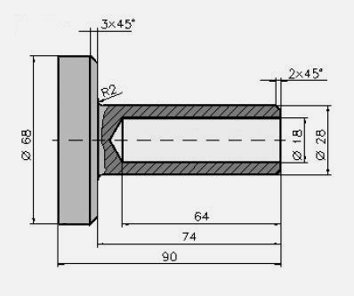 FANUC lathe programming exercises